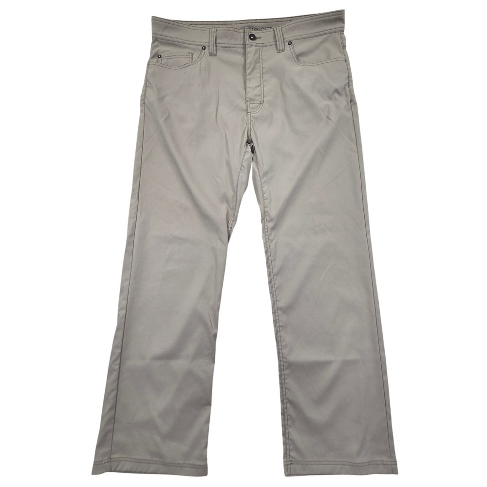 PrAna Brion Pant M4BN30312‎ Khaki Tan Mens 36x30 Stretch Hiking Outdoor